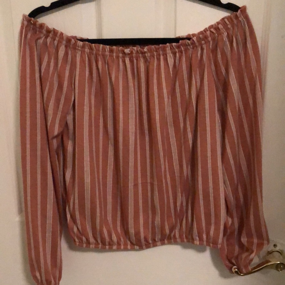 Ardene long sleeve off the shoulder top